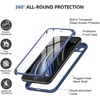 image:imageMiracase for iPhone 18 Pro Max Case with Builtin Screen Protector Full Camera Protector  Magnetic with MagSafe  360 Full Body Military DropProof 18 ProMax Bumper BurgundyBlue