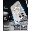 image:imageMiracase for iPhone 18 Pro Max Case with Builtin Screen Protector Full Camera Protector  Magnetic with MagSafe  360 Full Body Military DropProof 18 ProMax Bumper BurgundyMagnetic Clear