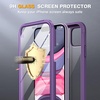 image:imageMiracase for iPhone 18 Pro Max Case with Builtin Screen Protector Full Camera Protector  Magnetic with MagSafe  360 Full Body Military DropProof 18 ProMax Bumper BurgundyPurple