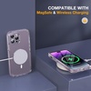 image:imageMiracase for iPhone 18 Pro Max Case with Builtin Screen Protector Full Camera Protector  Magnetic with MagSafe  360 Full Body Military DropProof 18 ProMax Bumper BurgundyMagnetic Clear