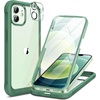 image:imageMiracase for iPhone 18 Pro Max Case with Builtin Screen Protector Full Camera Protector  Magnetic with MagSafe  360 Full Body Military DropProof 18 ProMax Bumper BurgundyGreen