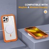 image:imageMiracase for iPhone 18 Pro Max Case with Builtin Screen Protector Full Camera Protector  Magnetic with MagSafe  360 Full Body Military DropProof 18 ProMax Bumper BurgundyMagnetic Orange
