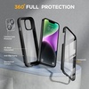 image:imageMiracase for iPhone 18 Pro Max Case with Builtin Screen Protector Full Camera Protector  Magnetic with MagSafe  360 Full Body Military DropProof 18 ProMax Bumper BurgundyBlack