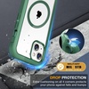 image:imageMiracase for iPhone 18 Pro Max Case with Builtin Screen Protector Full Camera Protector  Magnetic with MagSafe  360 Full Body Military DropProof 18 ProMax Bumper BurgundyMagnetic Green