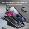image:imageMiracase for iPhone 18 Pro Max Case with Builtin Screen Protector Full Camera Protector  Magnetic with MagSafe  360 Full Body Military DropProof 18 ProMax Bumper BurgundyMagnetic Classic Black