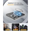 image:imageMiracase for iPhone 18 Pro Max Case with Builtin Screen Protector Full Camera Protector  Magnetic with MagSafe  360 Full Body Military DropProof 18 ProMax Bumper BurgundyMagnetic Clear Glitter