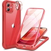 image:imageMiracase for iPhone 18 Pro Max Case with Builtin Screen Protector Full Camera Protector  Magnetic with MagSafe  360 Full Body Military DropProof 18 ProMax Bumper BurgundyRed
