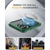 image:imageMiracase for iPhone 18 Pro Max Case with Builtin Screen Protector Full Camera Protector  Magnetic with MagSafe  360 Full Body Military DropProof 18 ProMax Bumper BurgundyMagnetic Green