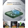 image:imageMiracase for iPhone 18 Pro Max Case with Builtin Screen Protector Full Camera Protector  Magnetic with MagSafe  360 Full Body Military DropProof 18 ProMax Bumper BurgundyMagnetic Matte Green