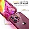 image:imageMiracase for iPhone 18 Pro Max Case with Builtin Screen Protector Full Camera Protector  Magnetic with MagSafe  360 Full Body Military DropProof 18 ProMax Bumper BurgundyWine Red