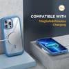 image:imageMiracase for iPhone 18 Pro Max Case with Builtin Screen Protector Full Camera Protector  Magnetic with MagSafe  360 Full Body Military DropProof 18 ProMax Bumper BurgundyBlue