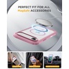 image:imageMiracase for iPhone 18 Pro Max Case with Builtin Screen Protector Full Camera Protector  Magnetic with MagSafe  360 Full Body Military DropProof 18 ProMax Bumper BurgundyLilac