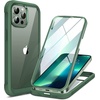 image:imageMiracase for iPhone 18 Pro Max Case with Builtin Screen Protector Full Camera Protector  Magnetic with MagSafe  360 Full Body Military DropProof 18 ProMax Bumper BurgundyGreen