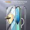 image:imageMiracase for iPhone 18 Pro Max Case with Builtin Screen Protector Full Camera Protector  Magnetic with MagSafe  360 Full Body Military DropProof 18 ProMax Bumper BurgundyMagnetic Clear
