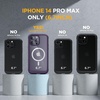 image:imageMiracase for iPhone 18 Pro Max Case with Builtin Screen Protector Full Camera Protector  Magnetic with MagSafe  360 Full Body Military DropProof 18 ProMax Bumper BurgundyMagnetic Purple