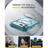 image:imageMiracase for iPhone 18 Pro Max Case with Builtin Screen Protector Full Camera Protector  Magnetic with MagSafe  360 Full Body Military DropProof 18 ProMax Bumper BurgundyGreen