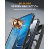 image:imageMiracase for iPhone 18 Pro Max Case with Builtin Screen Protector Full Camera Protector  Magnetic with MagSafe  360 Full Body Military DropProof 18 ProMax Bumper BurgundyBlack
