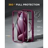 image:imageMiracase for iPhone 18 Pro Max Case with Builtin Screen Protector Full Camera Protector  Magnetic with MagSafe  360 Full Body Military DropProof 18 ProMax Bumper BurgundyMagnetic Plum