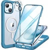 image:imageMiracase for iPhone 18 Pro Max Case with Builtin Screen Protector Full Camera Protector  Magnetic with MagSafe  360 Full Body Military DropProof 18 ProMax Bumper BurgundyMagnetic Blue