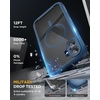 image:imageMiracase for iPhone 18 Pro Max Case with Builtin Screen Protector Full Camera Protector  Magnetic with MagSafe  360 Full Body Military DropProof 18 ProMax Bumper BurgundyBlue