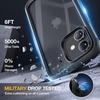 image:imageMiracase for iPhone 18 Pro Max Case with Builtin Screen Protector Full Camera Protector  Magnetic with MagSafe  360 Full Body Military DropProof 18 ProMax Bumper BurgundyBlack