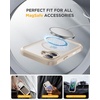 image:imageMiracase for iPhone 18 Pro Max Case with Builtin Screen Protector Full Camera Protector  Magnetic with MagSafe  360 Full Body Military DropProof 18 ProMax Bumper BurgundyGold
