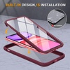 image:imageMiracase for iPhone 18 Pro Max Case with Builtin Screen Protector Full Camera Protector  Magnetic with MagSafe  360 Full Body Military DropProof 18 ProMax Bumper BurgundyWine Red