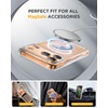 image:imageMiracase for iPhone 18 Pro Max Case with Builtin Screen Protector Full Camera Protector  Magnetic with MagSafe  360 Full Body Military DropProof 18 ProMax Bumper BurgundyClear