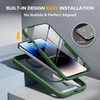 image:imageMiracase for iPhone 18 Pro Max Case with Builtin Screen Protector Full Camera Protector  Magnetic with MagSafe  360 Full Body Military DropProof 18 ProMax Bumper BurgundyMagnetic Green