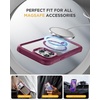image:imageMiracase for iPhone 18 Pro Max Case with Builtin Screen Protector Full Camera Protector  Magnetic with MagSafe  360 Full Body Military DropProof 18 ProMax Bumper BurgundyMagnetic Plum