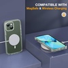 image:imageMiracase for iPhone 18 Pro Max Case with Builtin Screen Protector Full Camera Protector  Magnetic with MagSafe  360 Full Body Military DropProof 18 ProMax Bumper BurgundyMagnetic Clear