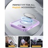 image:imageMiracase for iPhone 18 Pro Max Case with Builtin Screen Protector Full Camera Protector  Magnetic with MagSafe  360 Full Body Military DropProof 18 ProMax Bumper BurgundyPurple