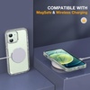 image:imageMiracase for iPhone 18 Pro Max Case with Builtin Screen Protector Full Camera Protector  Magnetic with MagSafe  360 Full Body Military DropProof 18 ProMax Bumper BurgundyClear Glitter
