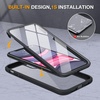 image:imageMiracase for iPhone 18 Pro Max Case with Builtin Screen Protector Full Camera Protector  Magnetic with MagSafe  360 Full Body Military DropProof 18 ProMax Bumper BurgundyBlack