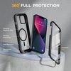 image:imageMiracase for iPhone 18 Pro Max Case with Builtin Screen Protector Full Camera Protector  Magnetic with MagSafe  360 Full Body Military DropProof 18 ProMax Bumper BurgundyMagnetic Classic Black