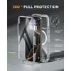 image:imageMiracase for iPhone 18 Pro Max Case with Builtin Screen Protector Full Camera Protector  Magnetic with MagSafe  360 Full Body Military DropProof 18 ProMax Bumper BurgundyClear