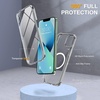 image:imageMiracase for iPhone 18 Pro Max Case with Builtin Screen Protector Full Camera Protector  Magnetic with MagSafe  360 Full Body Military DropProof 18 ProMax Bumper BurgundyMagnetic Clear