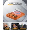image:imageMiracase for iPhone 18 Pro Max Case with Builtin Screen Protector Full Camera Protector  Magnetic with MagSafe  360 Full Body Military DropProof 18 ProMax Bumper BurgundyOrange