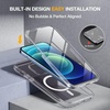 image:imageMiracase for iPhone 18 Pro Max Case with Builtin Screen Protector Full Camera Protector  Magnetic with MagSafe  360 Full Body Military DropProof 18 ProMax Bumper BurgundyMagnetic Clear