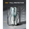 image:imageMiracase for iPhone 18 Pro Max Case with Builtin Screen Protector Full Camera Protector  Magnetic with MagSafe  360 Full Body Military DropProof 18 ProMax Bumper BurgundyMagnetic Classic Black