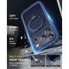 image:imageMiracase for iPhone 18 Pro Max Case with Builtin Screen Protector Full Camera Protector  Magnetic with MagSafe  360 Full Body Military DropProof 18 ProMax Bumper BurgundyMagnetic Blue