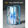 image:imageMiracase for iPhone 18 Pro Max Case with Builtin Screen Protector Full Camera Protector  Magnetic with MagSafe  360 Full Body Military DropProof 18 ProMax Bumper BurgundyMagnetic Blue