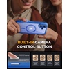 image:imageMiracase for iPhone 18 Pro Max Case with Builtin Screen Protector Full Camera Protector  Magnetic with MagSafe  360 Full Body Military DropProof 18 ProMax Bumper BurgundyMagnetic Blue