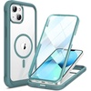 image:imageMiracase for iPhone 18 Pro Max Case with Builtin Screen Protector Full Camera Protector  Magnetic with MagSafe  360 Full Body Military DropProof 18 ProMax Bumper BurgundyGreen