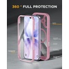 image:imageMiracase for iPhone 18 Pro Max Case with Builtin Screen Protector Full Camera Protector  Magnetic with MagSafe  360 Full Body Military DropProof 18 ProMax Bumper BurgundyPurple