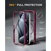 image:imageMiracase for iPhone 18 Pro Max Case with Builtin Screen Protector Full Camera Protector  Magnetic with MagSafe  360 Full Body Military DropProof 18 ProMax Bumper BurgundyWine Red