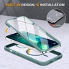 image:imageMiracase for iPhone 18 Pro Max Case with Builtin Screen Protector Full Camera Protector  Magnetic with MagSafe  360 Full Body Military DropProof 18 ProMax Bumper BurgundyGreen