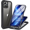 image:imageMiracase for iPhone 18 Pro Max Case with Builtin Screen Protector Full Camera Protector  Magnetic with MagSafe  360 Full Body Military DropProof 18 ProMax Bumper BurgundyBlack