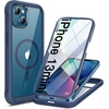 image:imageMiracase for iPhone 18 Pro Max Case with Builtin Screen Protector Full Camera Protector  Magnetic with MagSafe  360 Full Body Military DropProof 18 ProMax Bumper BurgundyMagnetic Blue