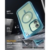 image:imageMiracase for iPhone 18 Pro Max Case with Builtin Screen Protector Full Camera Protector  Magnetic with MagSafe  360 Full Body Military DropProof 18 ProMax Bumper BurgundyMagnetic Green